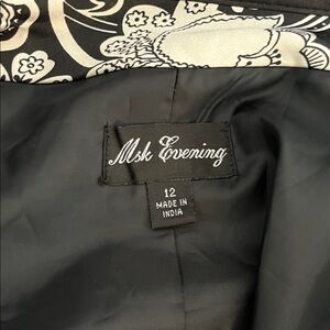 MSK Black and White Blazer